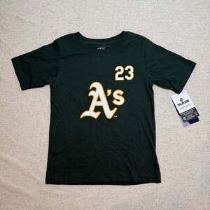 MLB Oakland Athletics Boys' T-Shirt - S: Team Logo